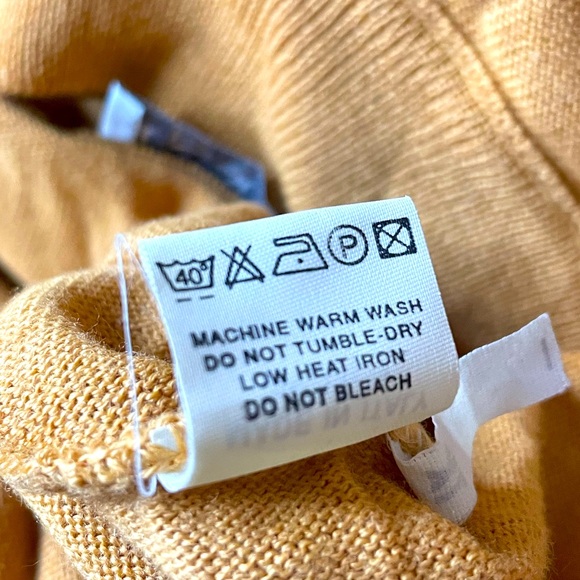tuscan sweater men's xl merino blend made in italy soft baggy loose minimalist - Picture 9 of 9